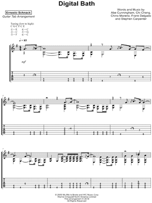 Ernesto Schnack Spiders Guitar Tab in C Minor - Download & Print - SKU:  MN0246124