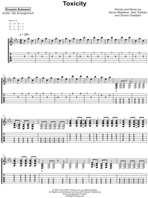 Ernesto Schnack Spiders Guitar Tab in C Minor - Download & Print - SKU:  MN0246124