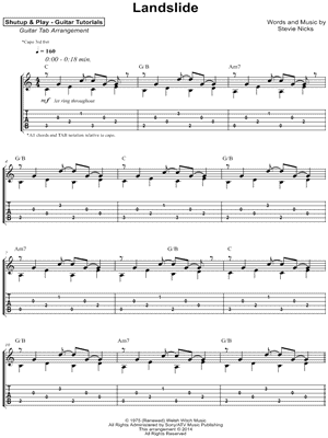 Ernesto Schnack Spiders Guitar Tab in C Minor - Download & Print - SKU:  MN0246124