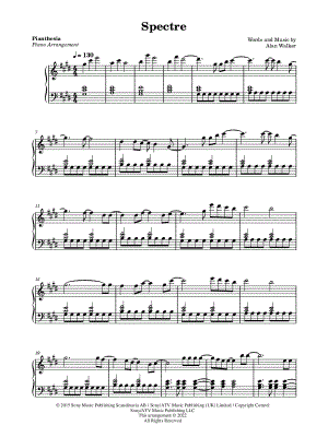 Play – Alan Walker , K-391, Tungevaag, Mangoo – Piano Version Sheet music  for Piano (Solo)