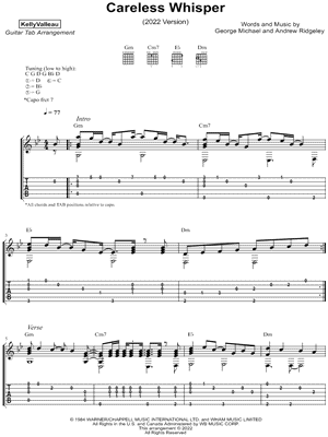 Spiders (Guitar Tab (Single Guitar)) for Leadsheets - Sheet Music to Print