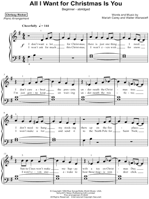 Wizards in Winter (Beginner Solo with Duet) By Trans-Siberian Orchestra -  F.M. Sheet Music - Pop Arrangements by Jennifer Eklund