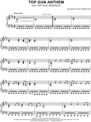 Top Gun Anthem (from Top Gun: Maverick) (Piano Solo) - Sheet Music