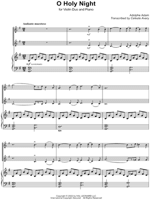 Lindsey Stirling O Holy Night Sheet Music (Piano Solo) in F# Minor -  Download & Print - SKU: MN0264040