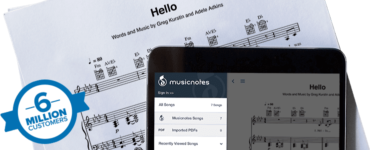 Sheet Music Downloads At Musicnotescom - roblox piano sheets easy 7 years