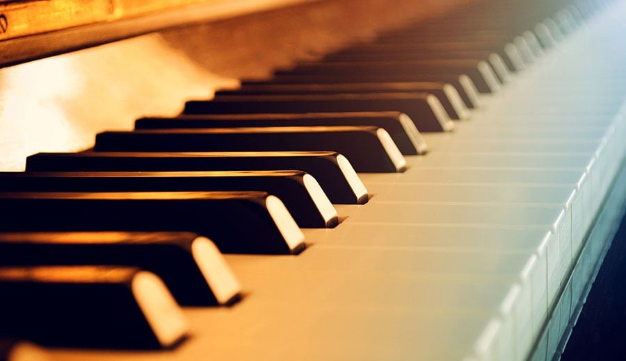 A look at piano keys