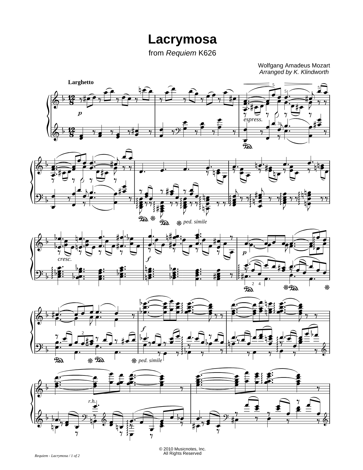 Wolfgang Amadeus Mozart 