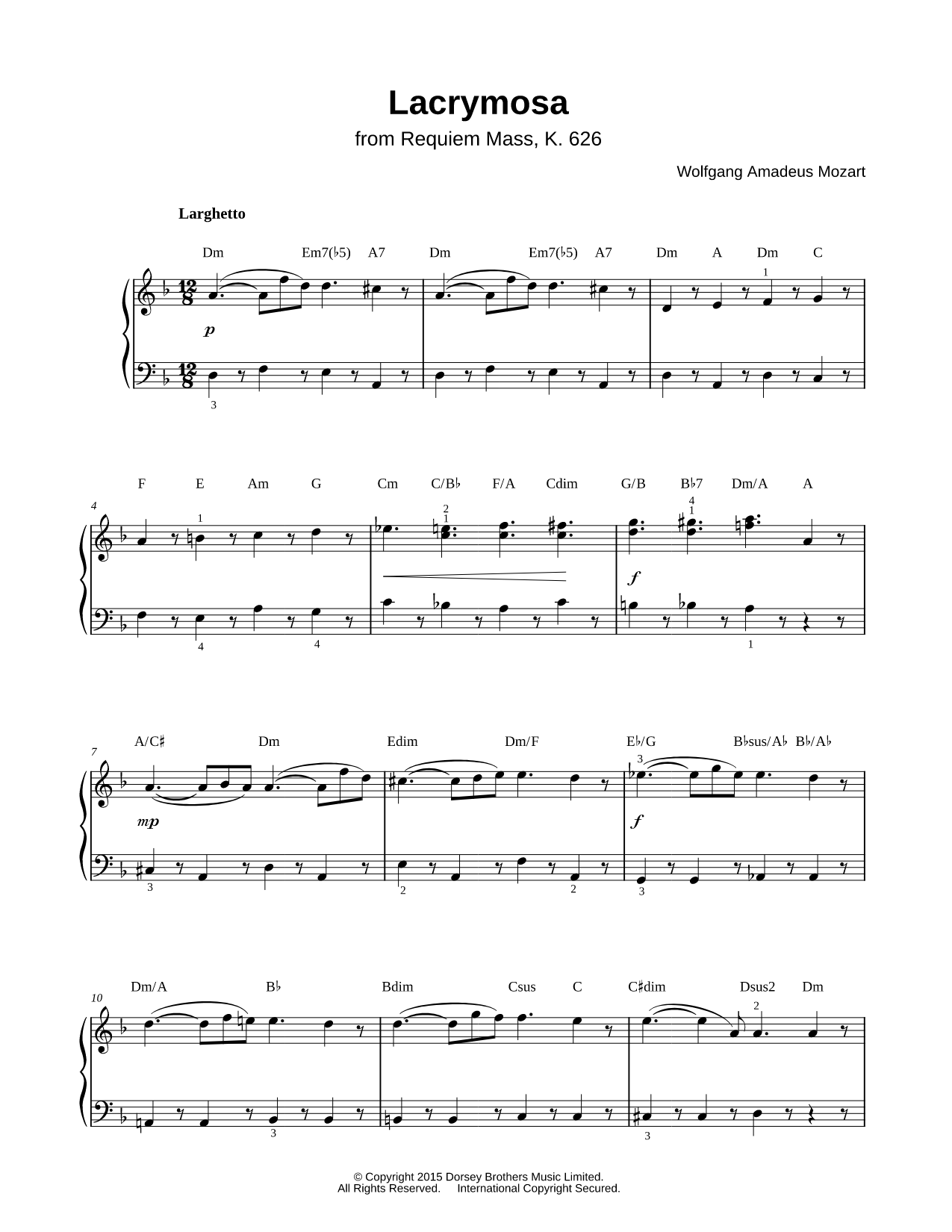 Wolfgang Amadeus Mozart 