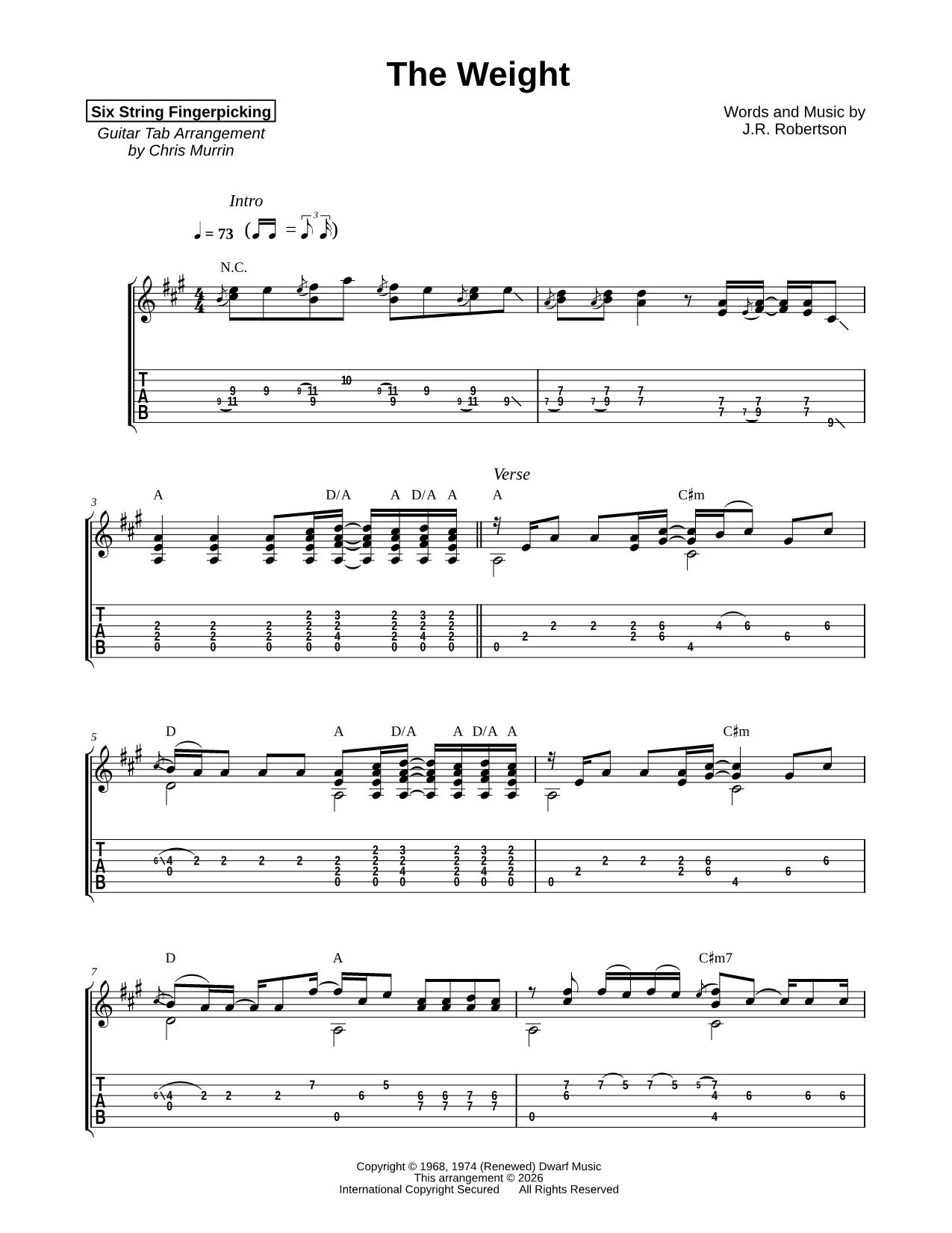 Six String Fingerpicking 