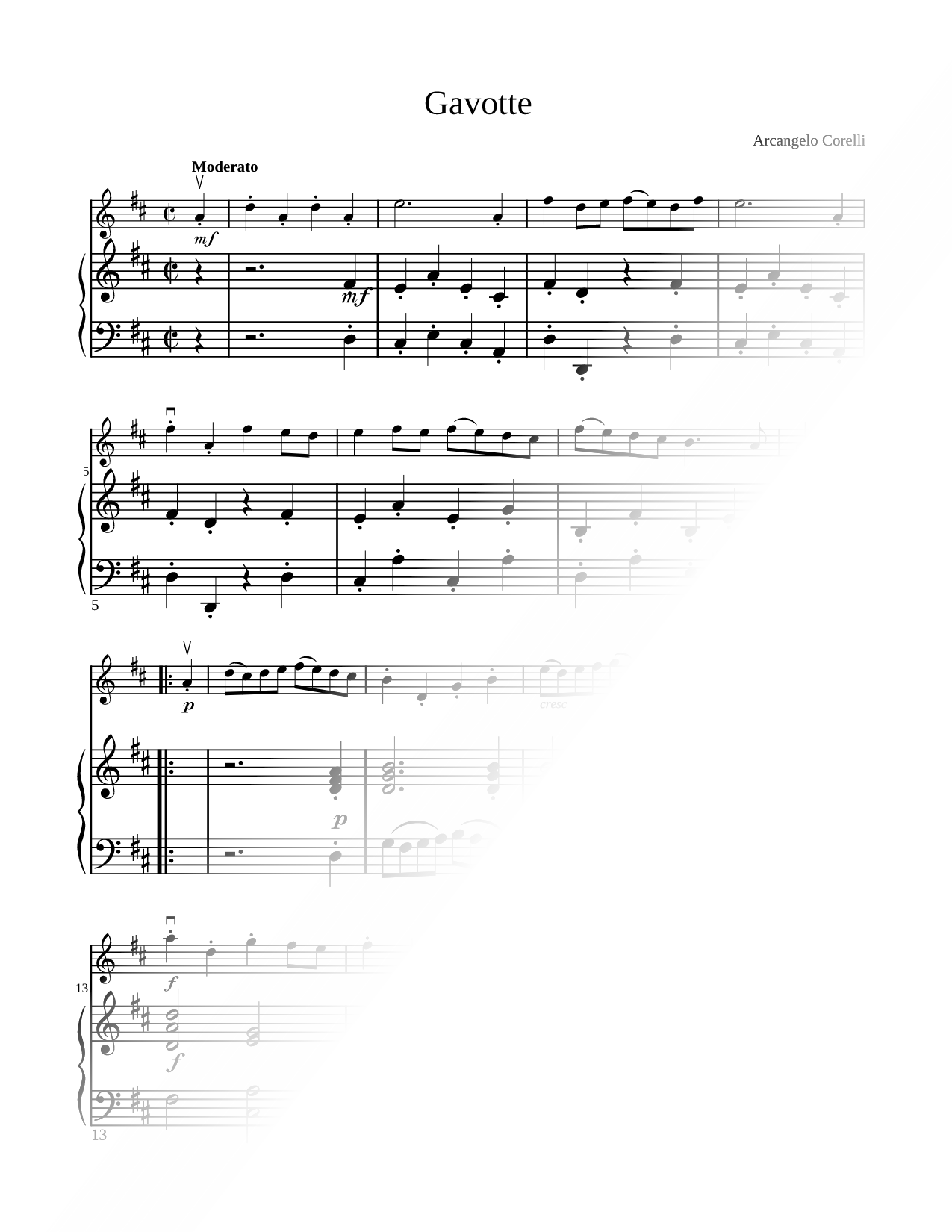 Collection: Gavotte