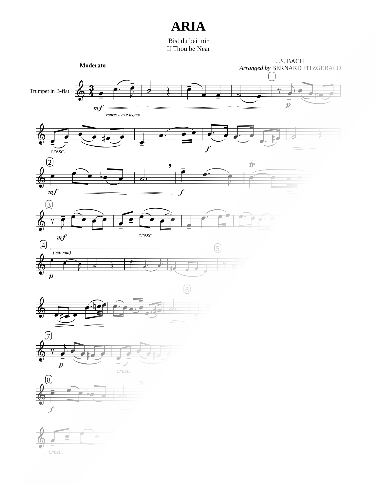 Collection: Aria BWV 508 - Trumpet & Piano
