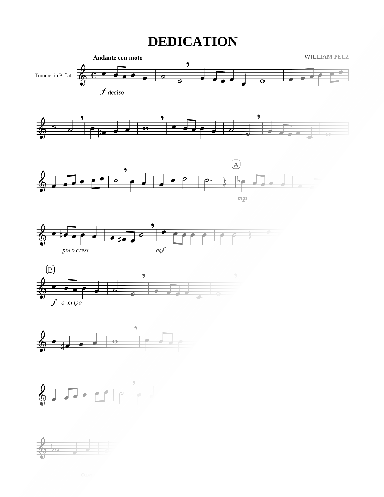 Collection: Dedication - Trumpet & Piano