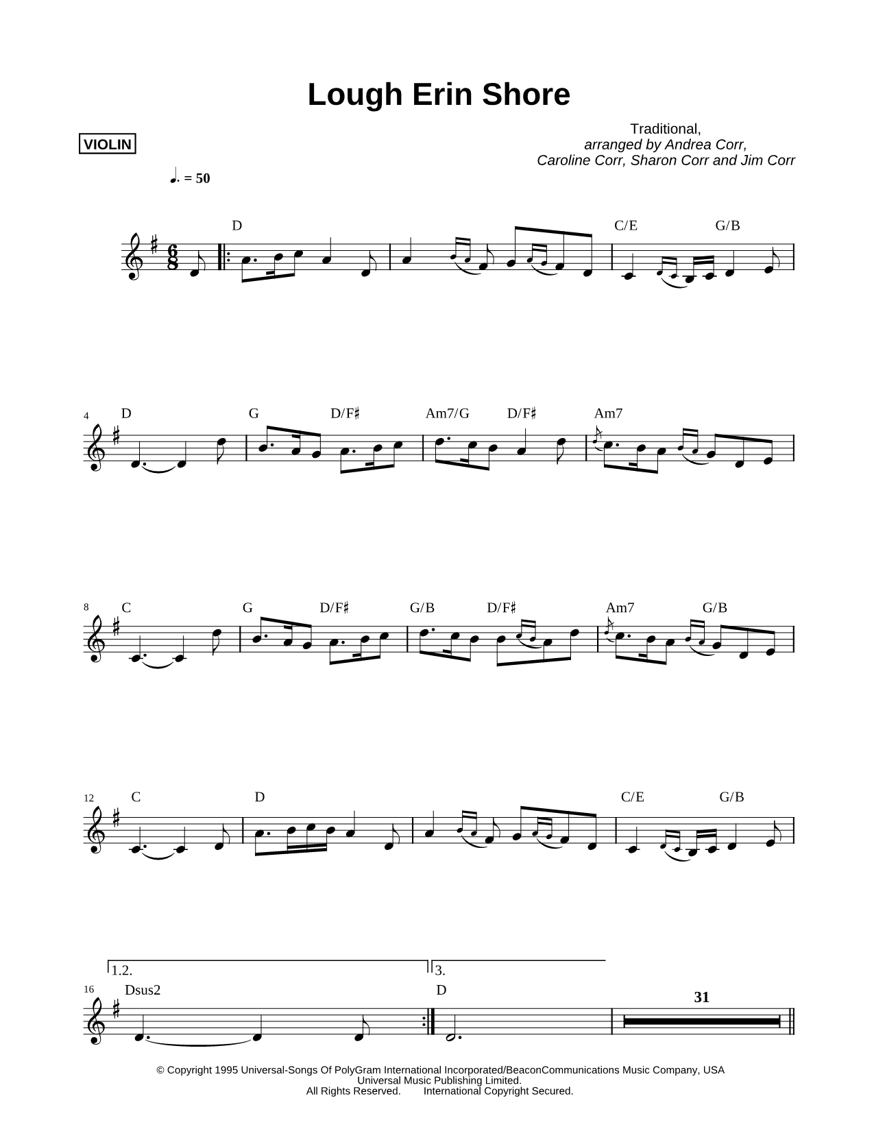 Collection: Lough Erin Shore - Violin and Piano