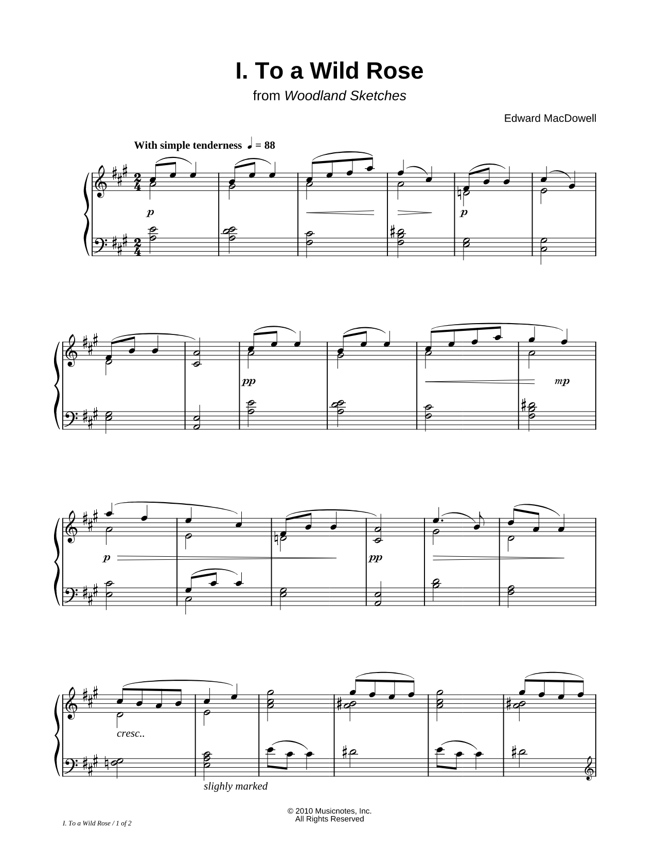 Collection: Woodland Sketches, Op. 51