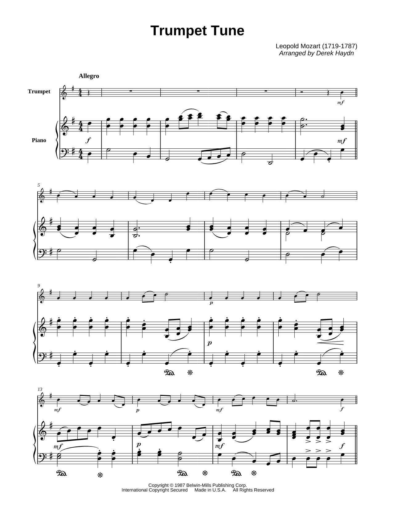 Collection: Trumpet Tune