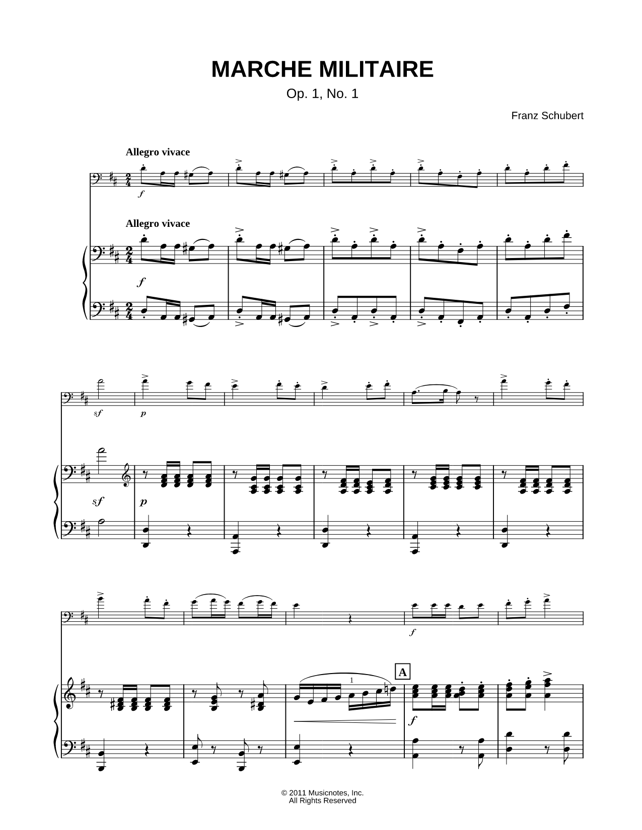 Collection: Marche Militaire - Bb Instrument & Piano