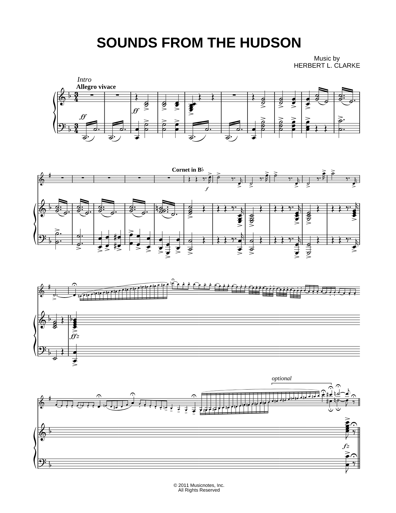 Collection: Sounds From the Hudson - Bb Trumpet & Piano