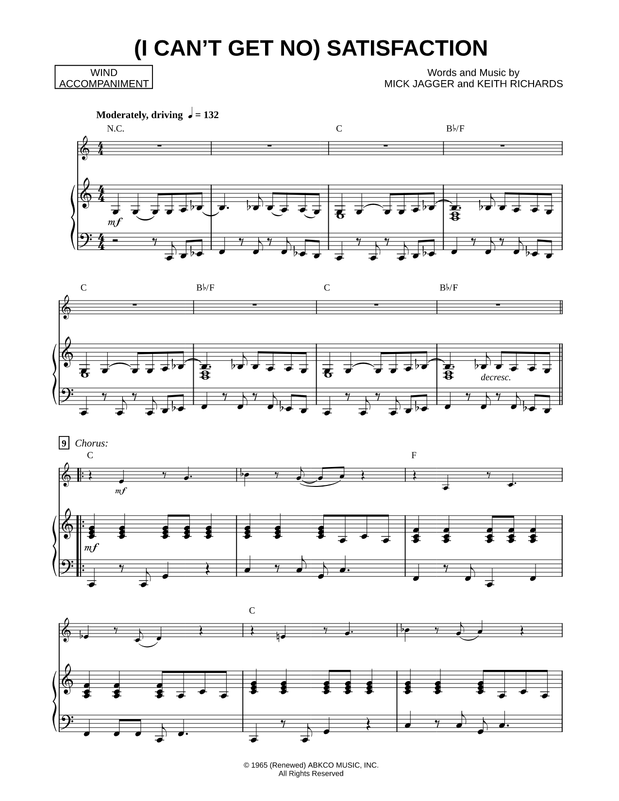 Collection: (I Can't Get No) Satisfaction - Tenor Saxophone & Piano