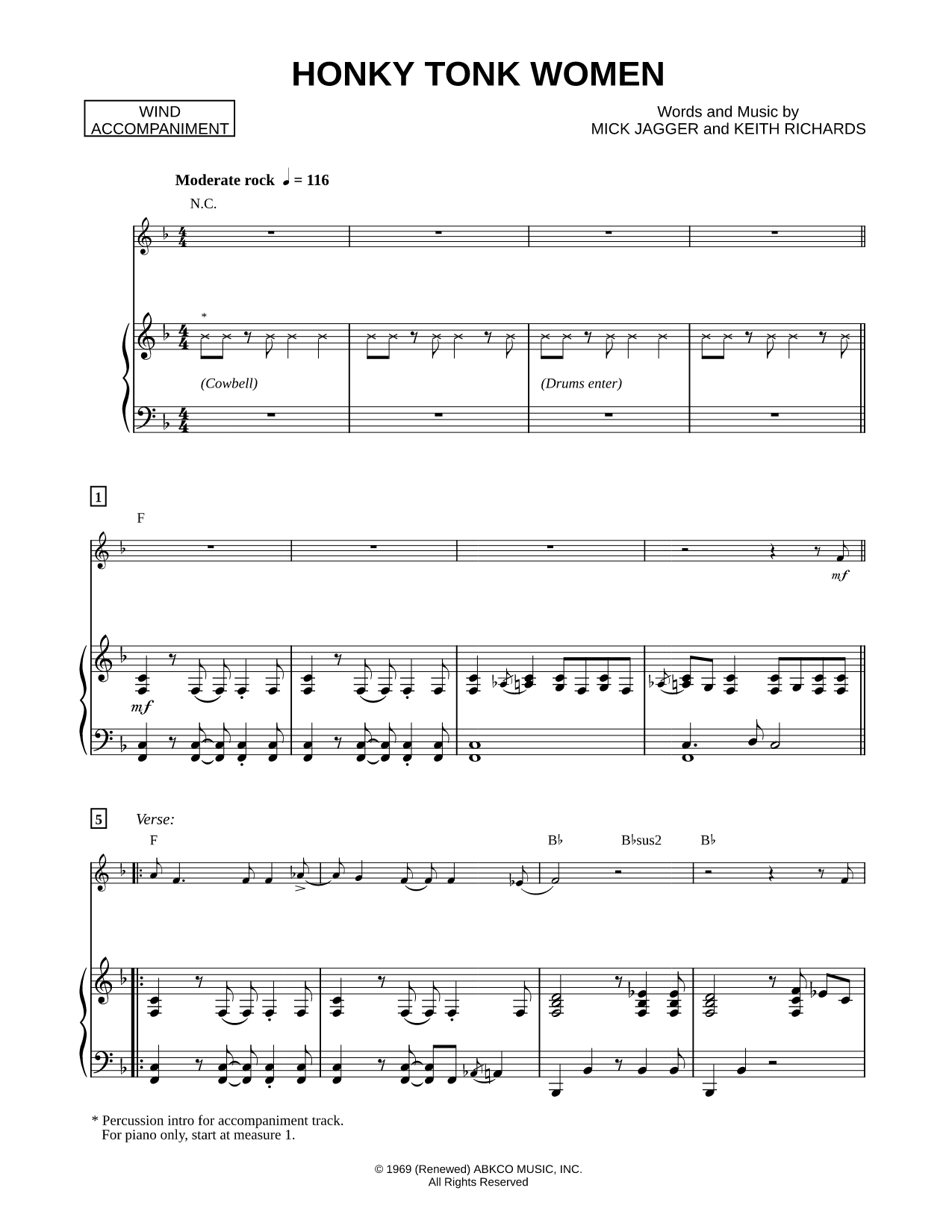 Collection: Honky Tonk Women - Alto Sax & Piano