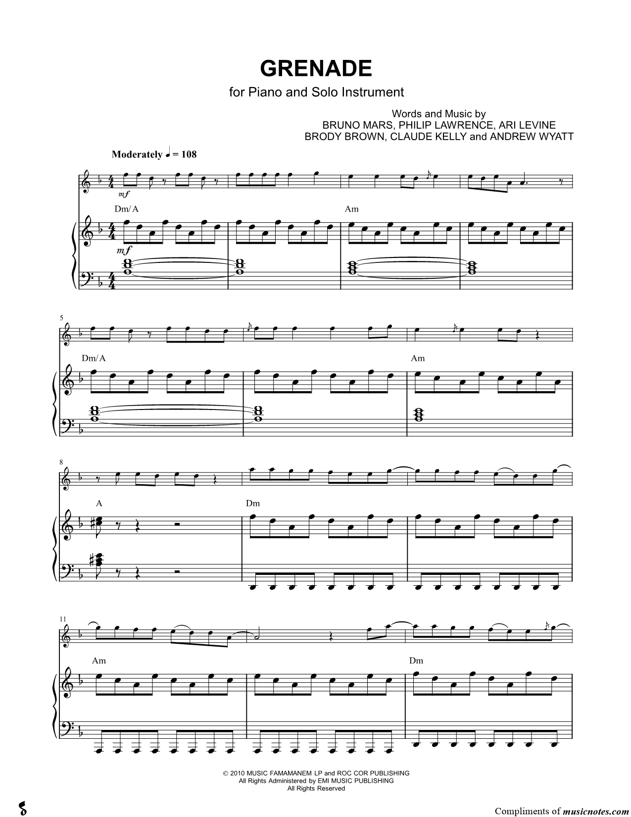 Collection: Grenade - Viola & Piano Accompaniment