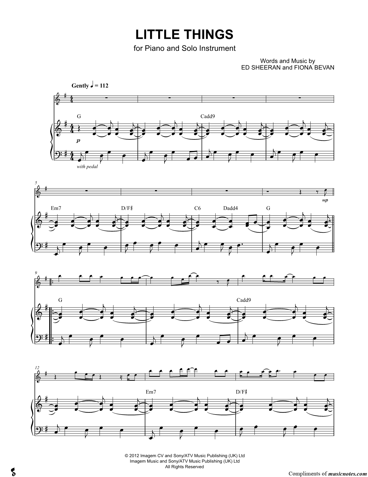 Collection: Little Things - F Instrument & Piano