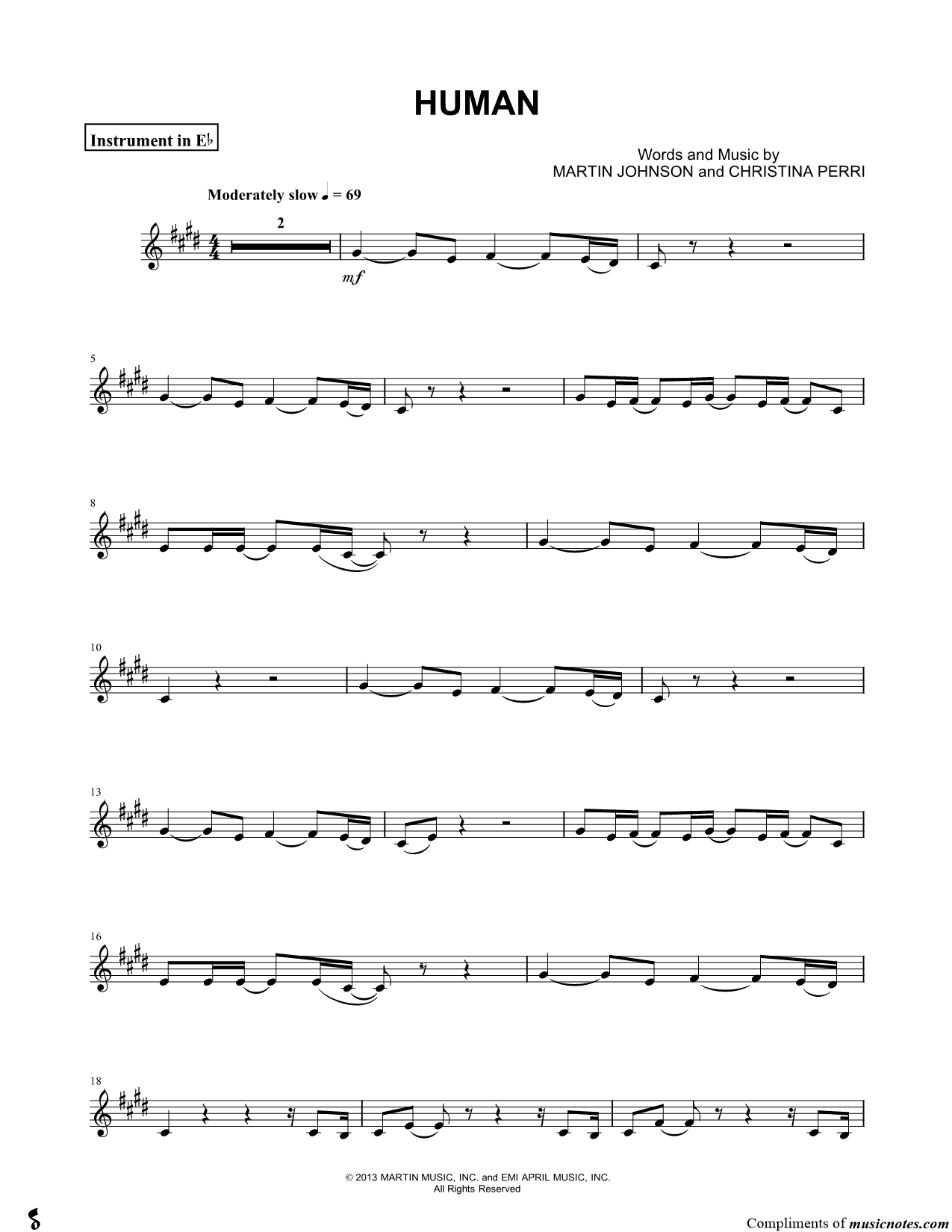 Collection: Human - Eb Instrument & Piano