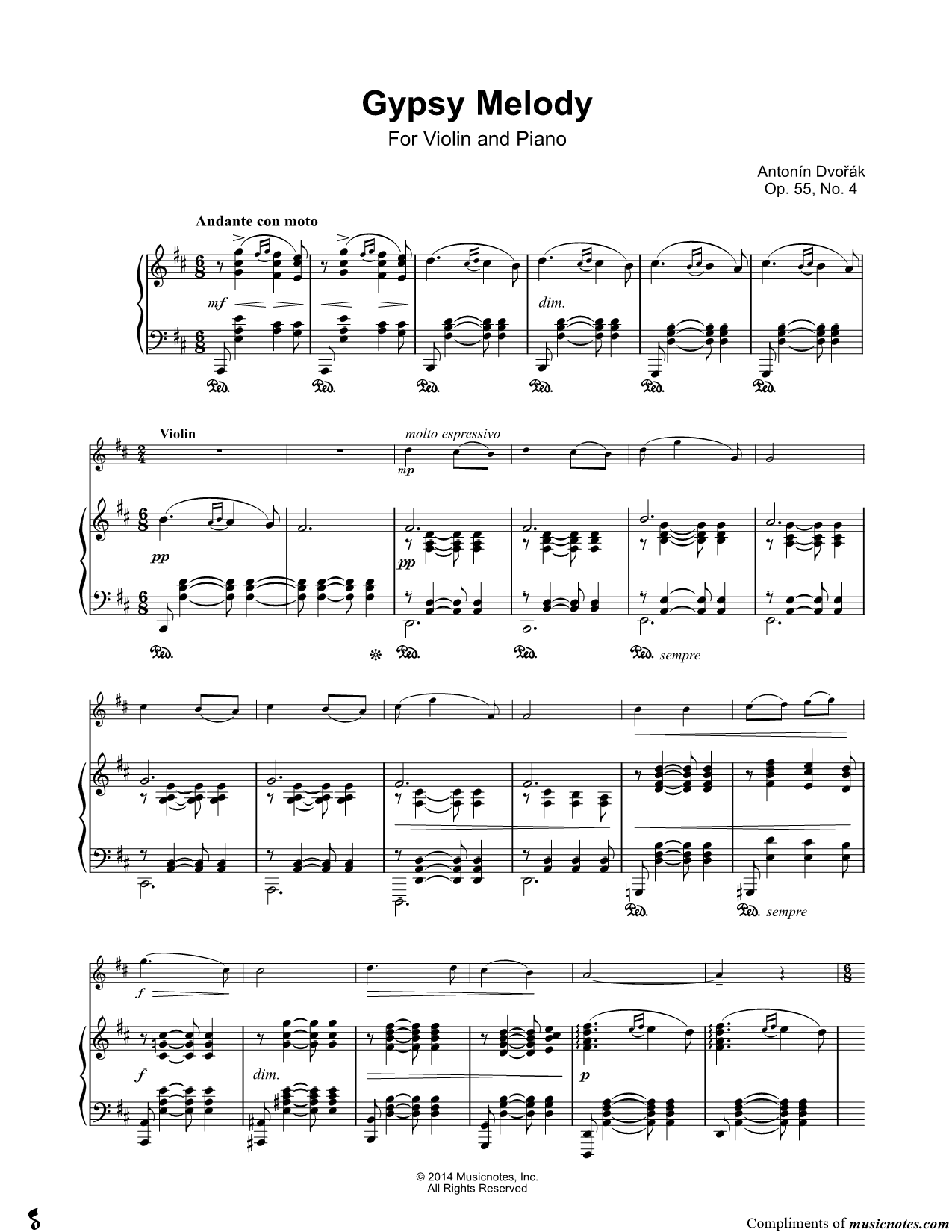 Collection: Gypsy Melody - Violin & Piano