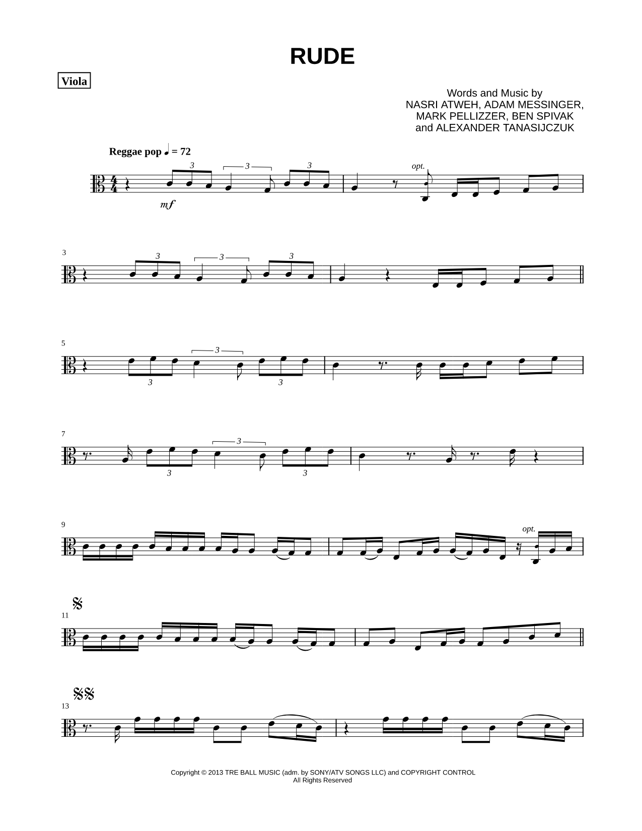 Collection: Rude - Viola & Piano