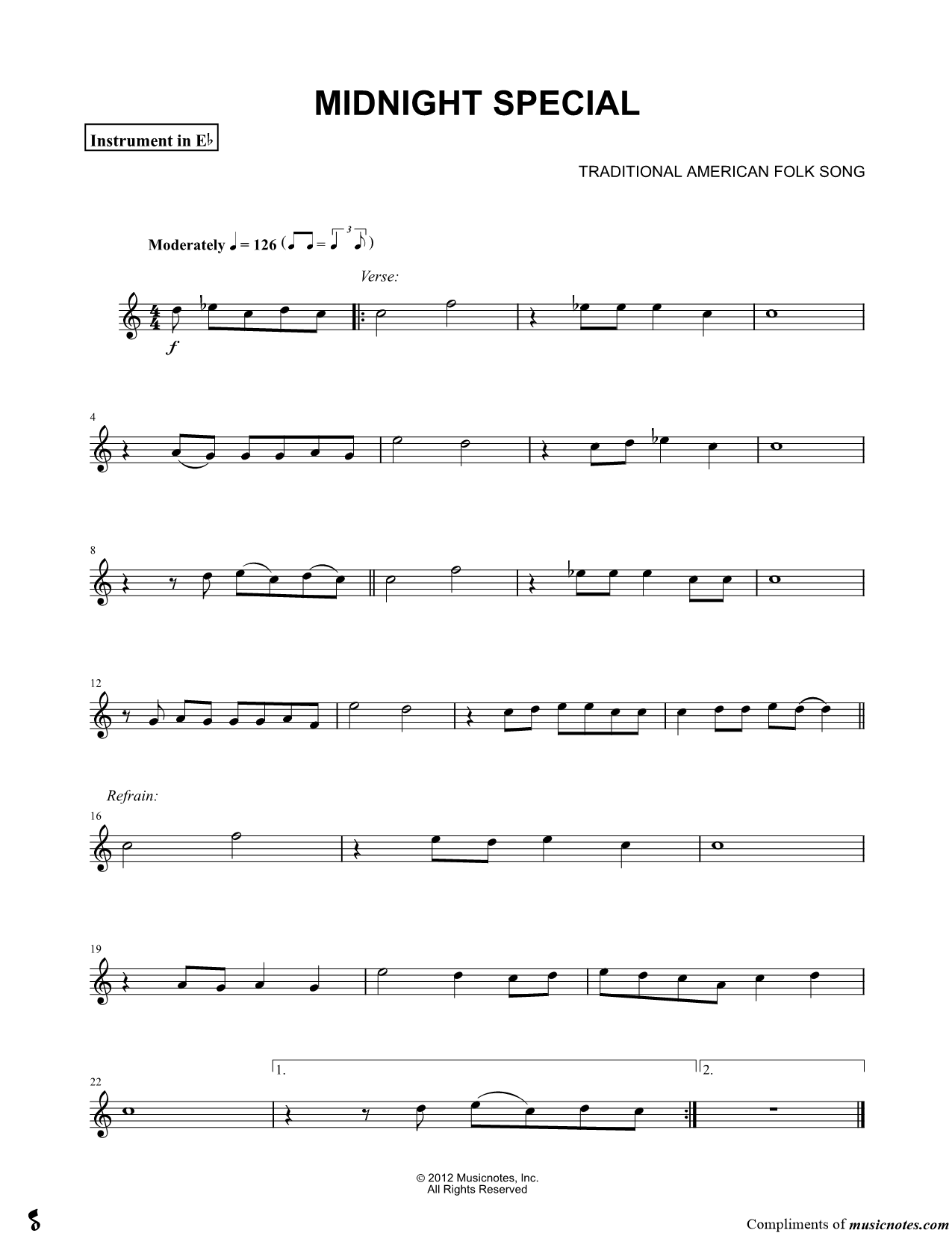 Collection: The Midnight Special - Eb Instrument & Piano