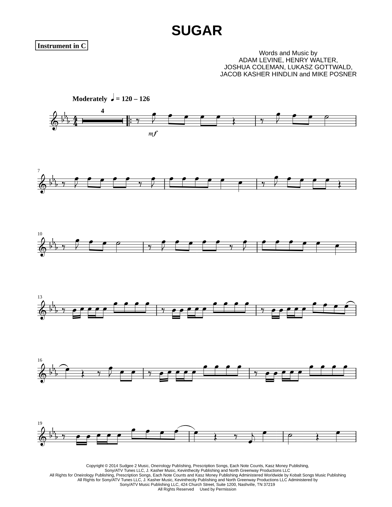 Collection: Sugar - C Instrument & Piano