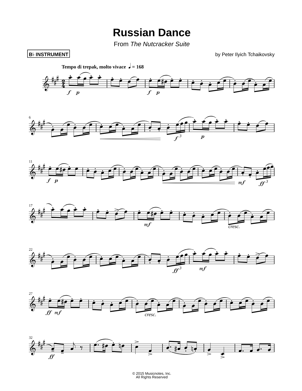 Collection: Russian Dance - Bb Instrument & Piano