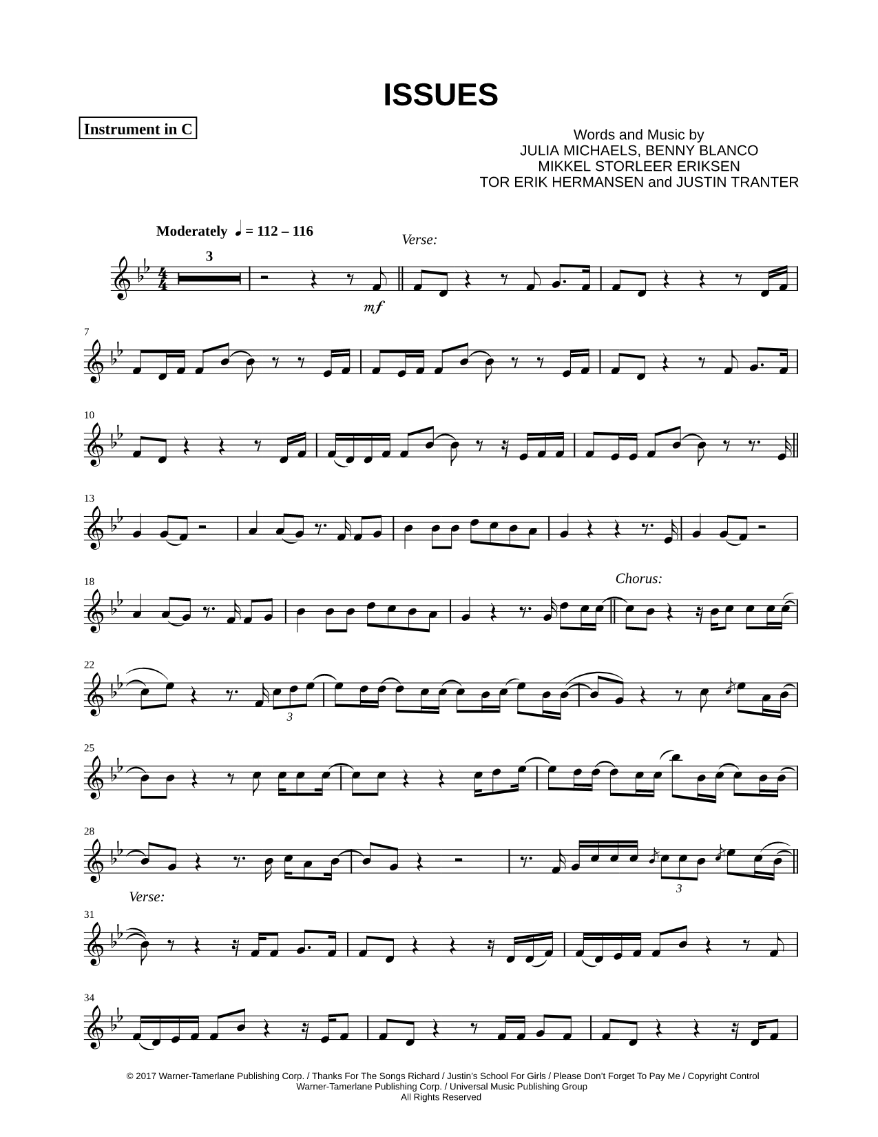 Collection: Issues - C Instrument & Piano