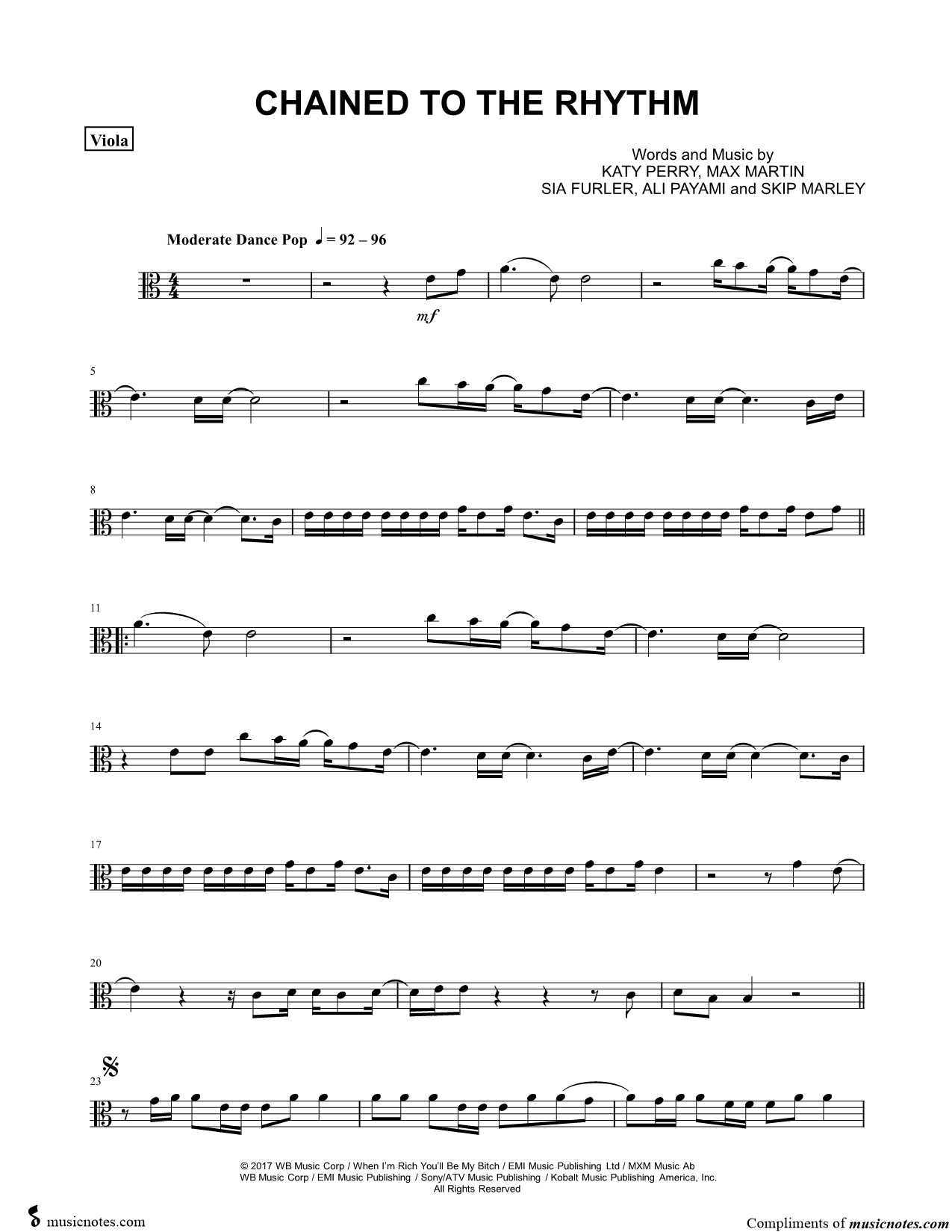 Collection: Chained to the Rhythm - Viola & Piano