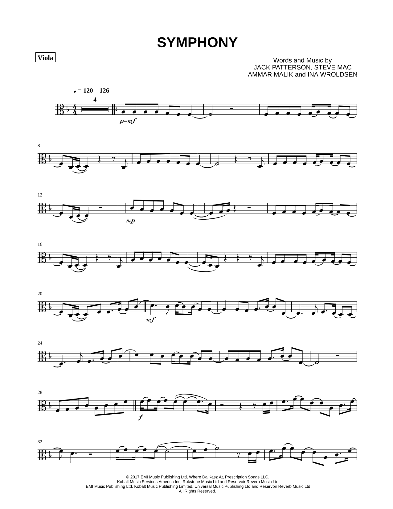 Collection: Symphony - Viola & Piano