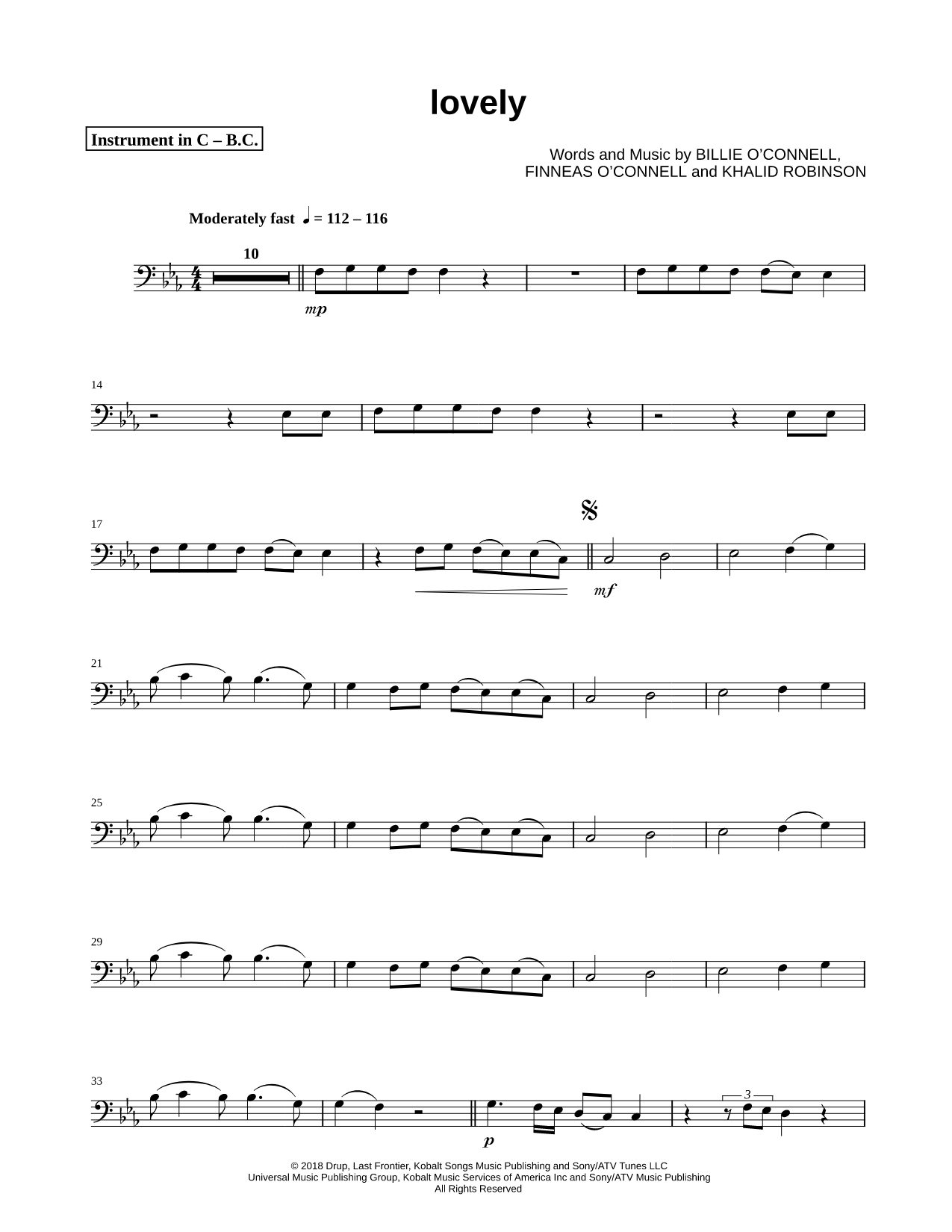 Collection: lovely - Bass Clef Instrument & Piano