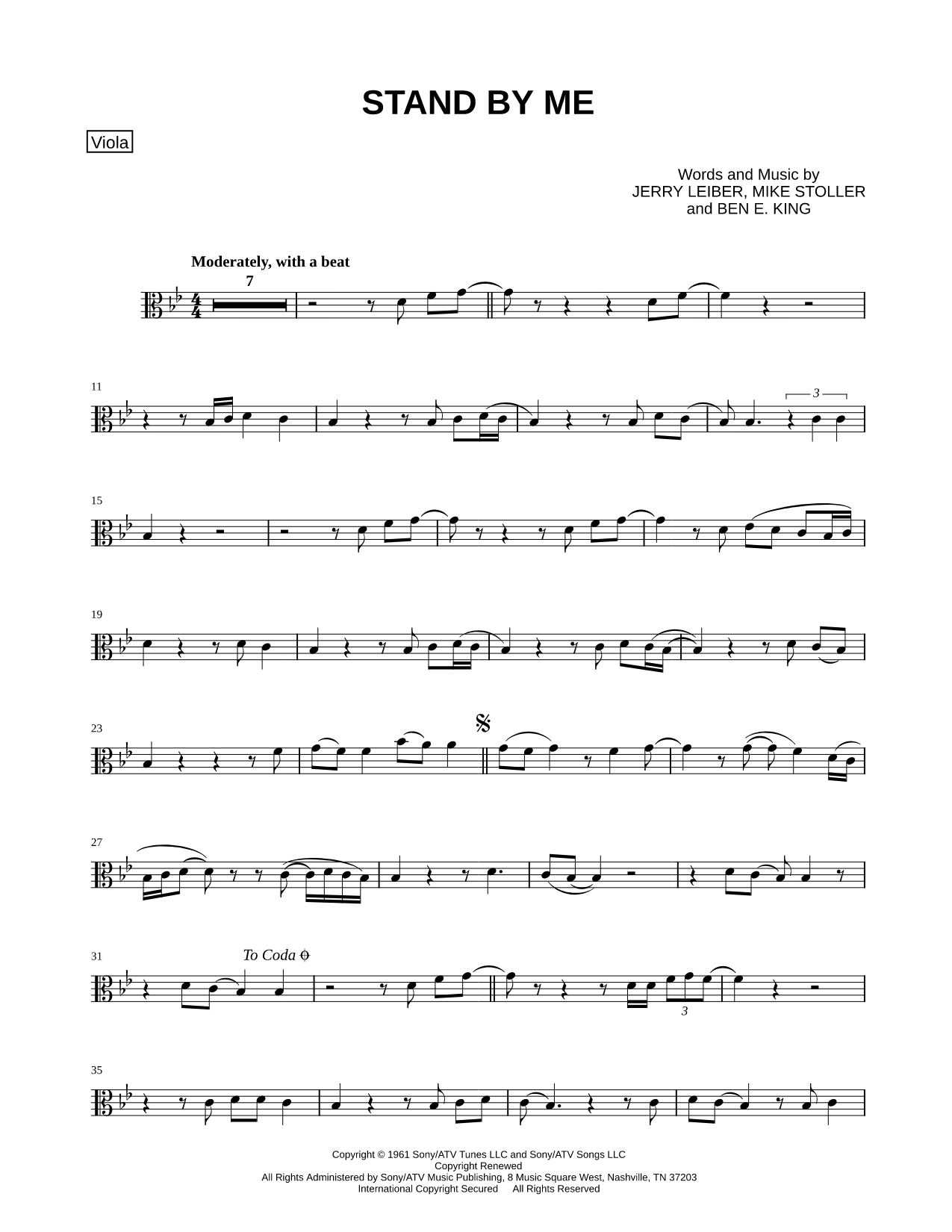 Collection: Stand by Me - Viola & Piano