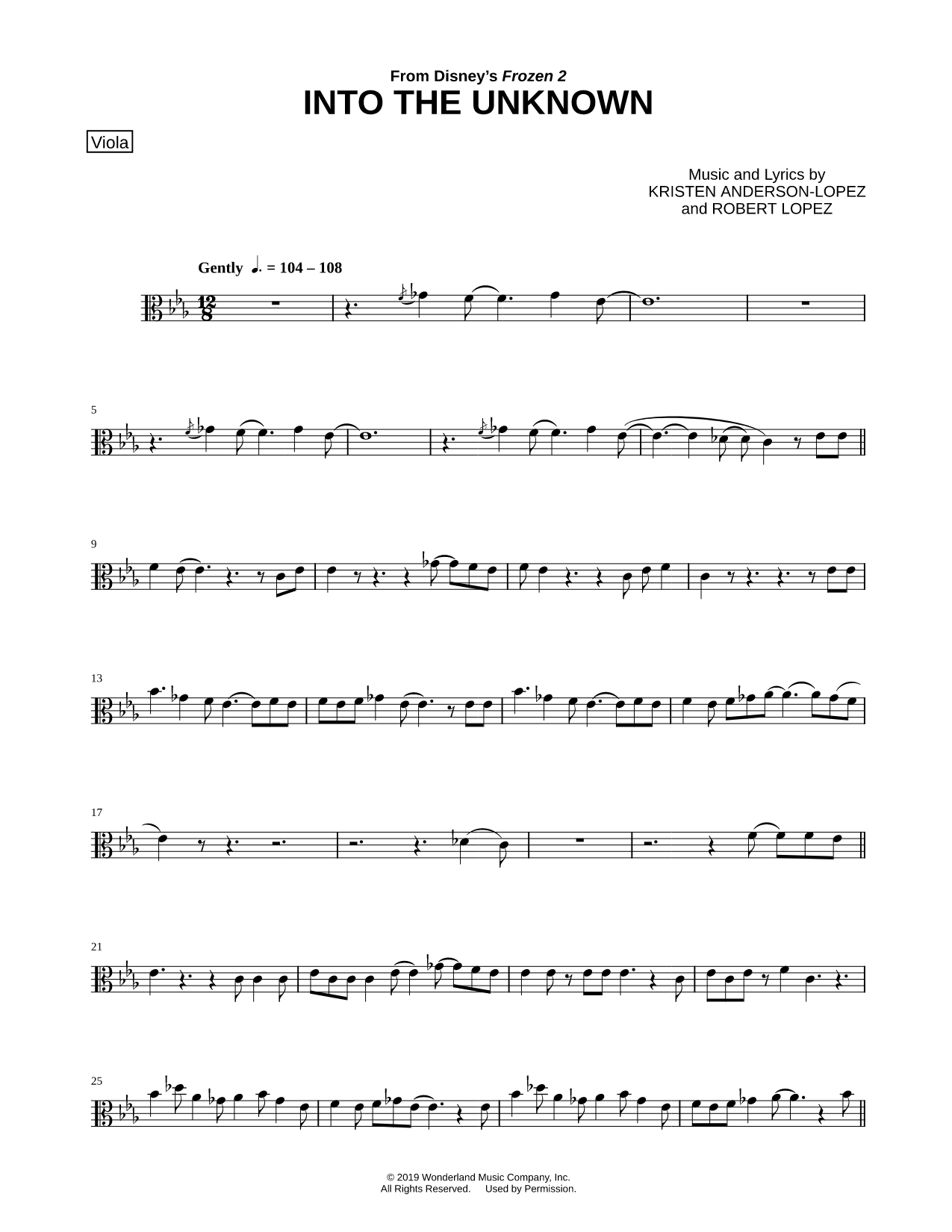 Collection: Into the Unknown - Viola & Piano