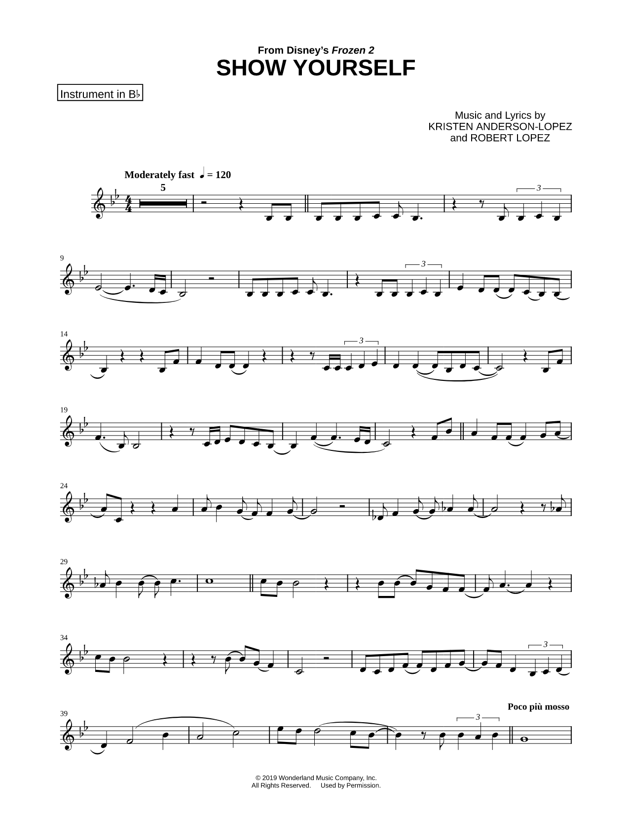 Collection: Show Yourself - Bb Instrument & Piano