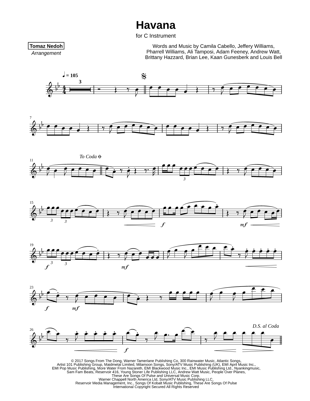 Collection: Havana - C Instrument & Piano