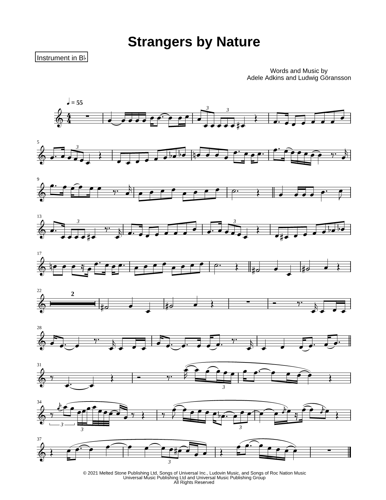 Collection: Strangers by Nature - Bb Instrument & Piano