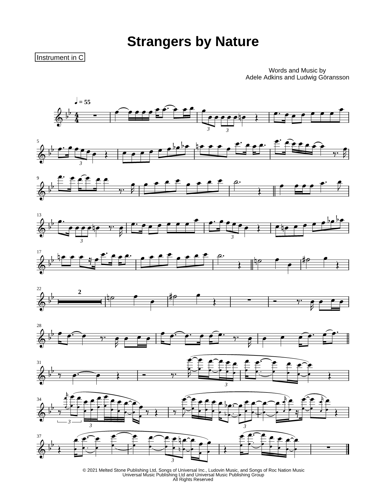 Collection: Strangers by Nature - C Instrument & Piano