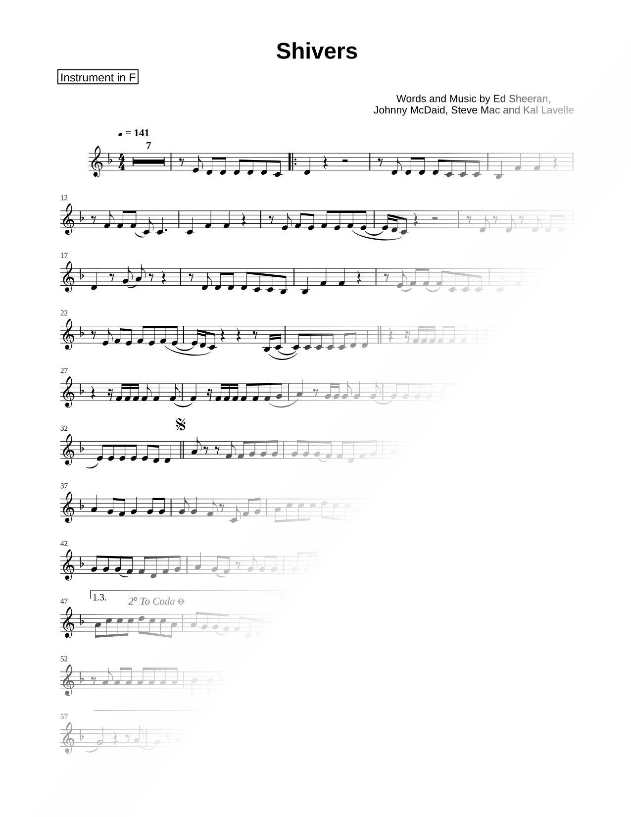 Collection: Shivers - F Instrument & Piano