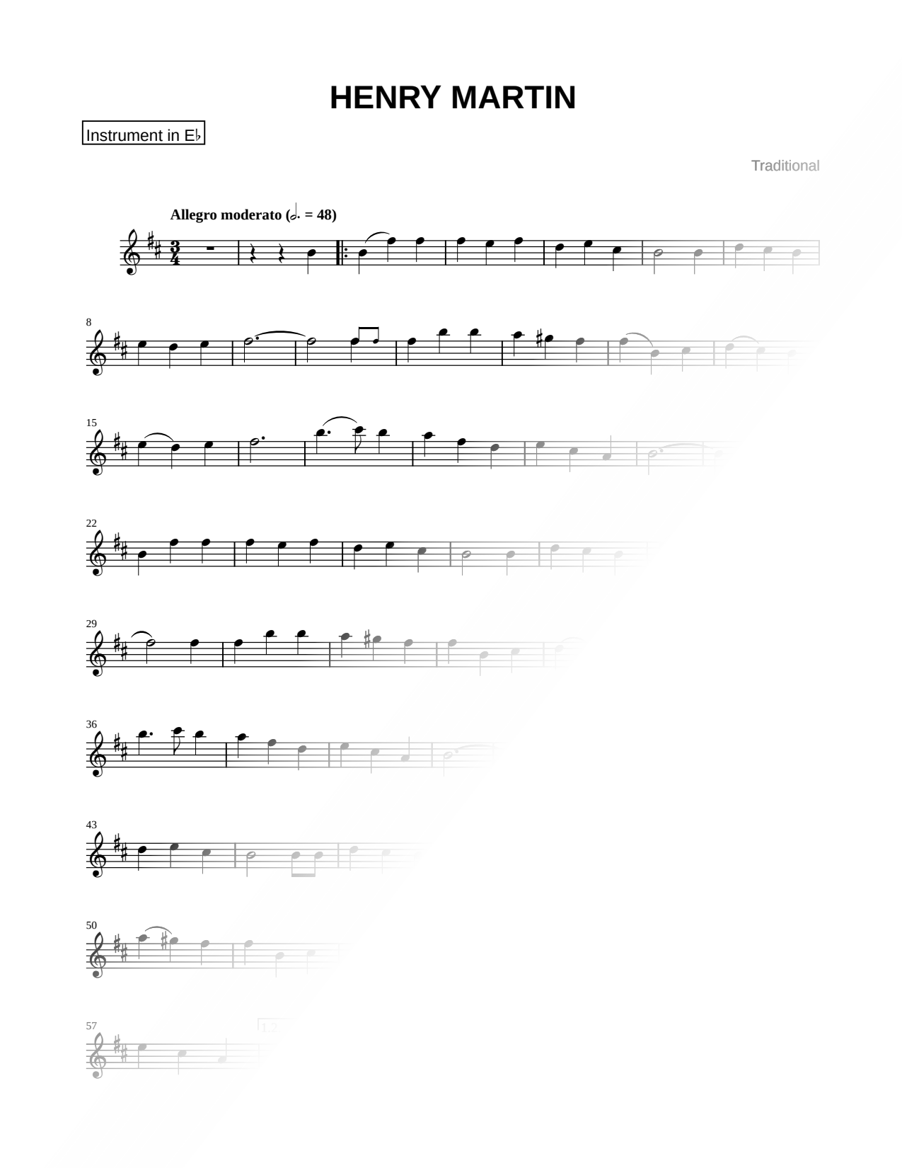 Collection: Henry Martin - Eb Instrument & Piano