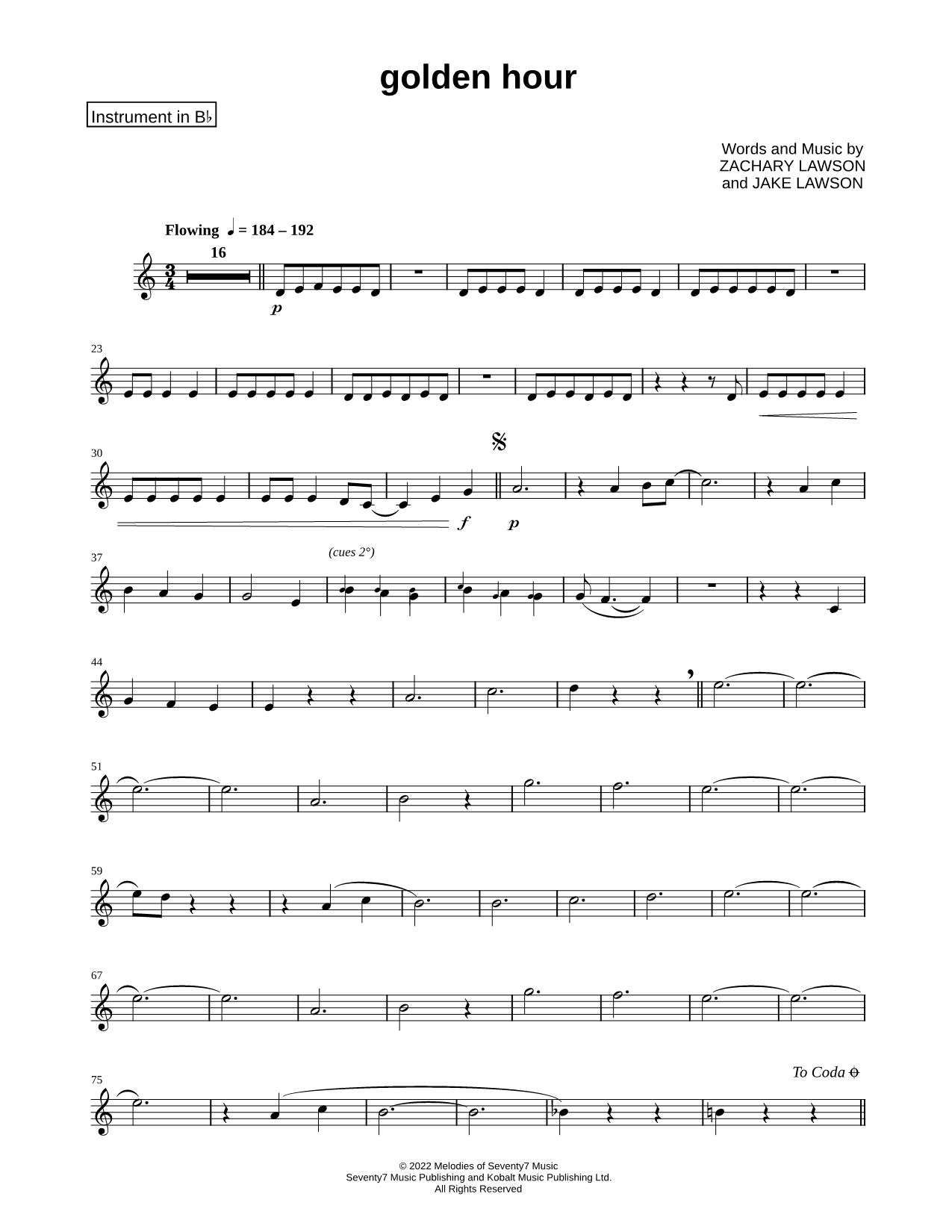 Collection: golden hour - Bb Instrument & Piano