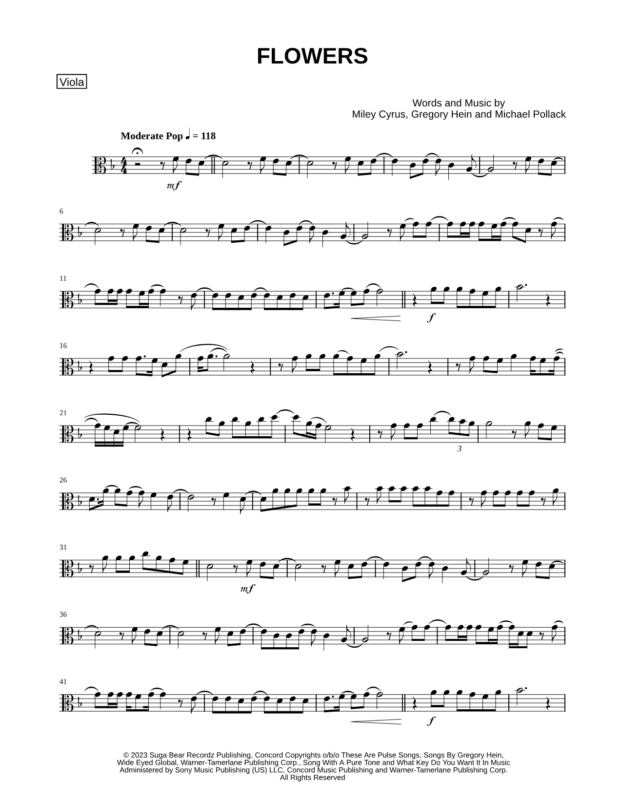 Collection: Flowers - Viola & Piano