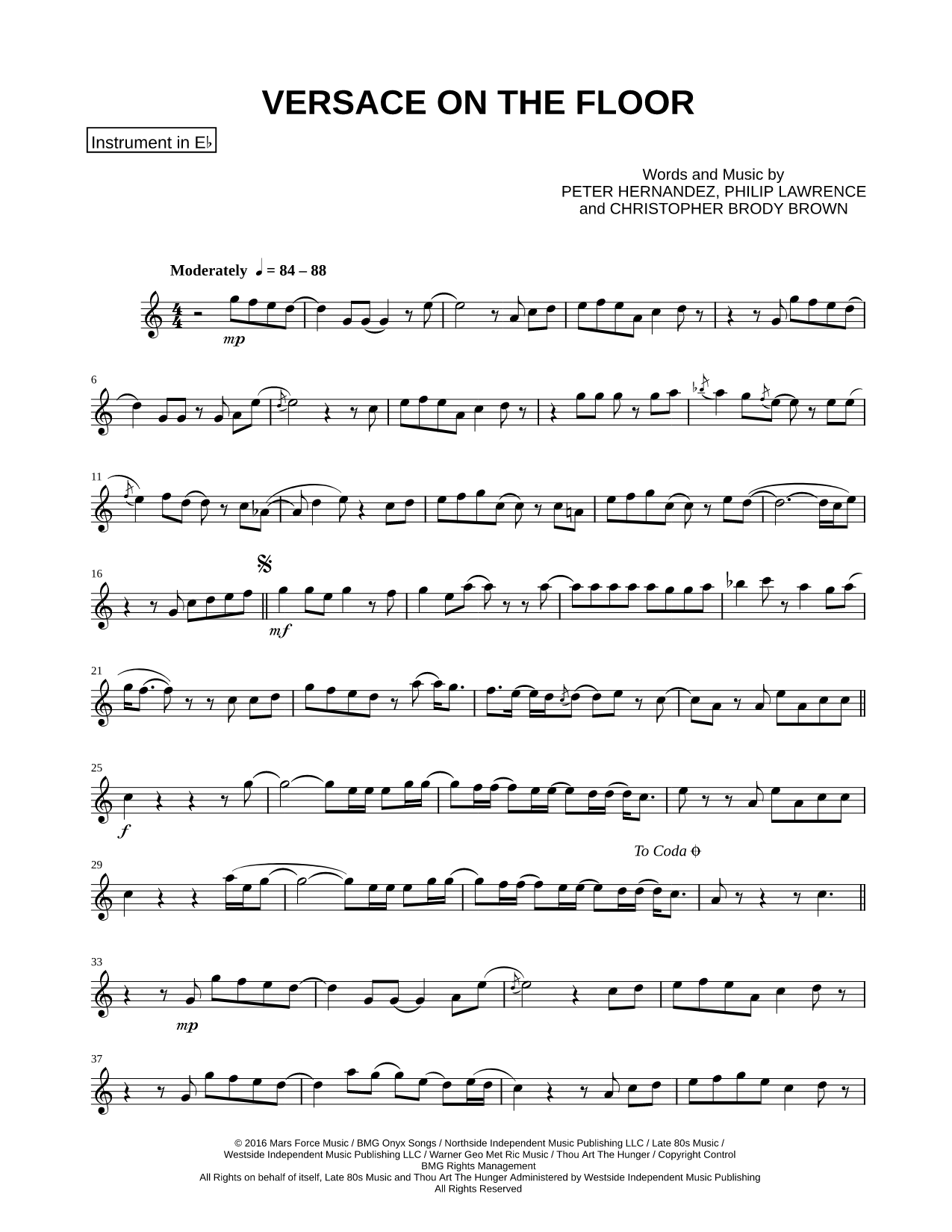 Collection: Versace on the Floor - Eb Instrument & Piano
