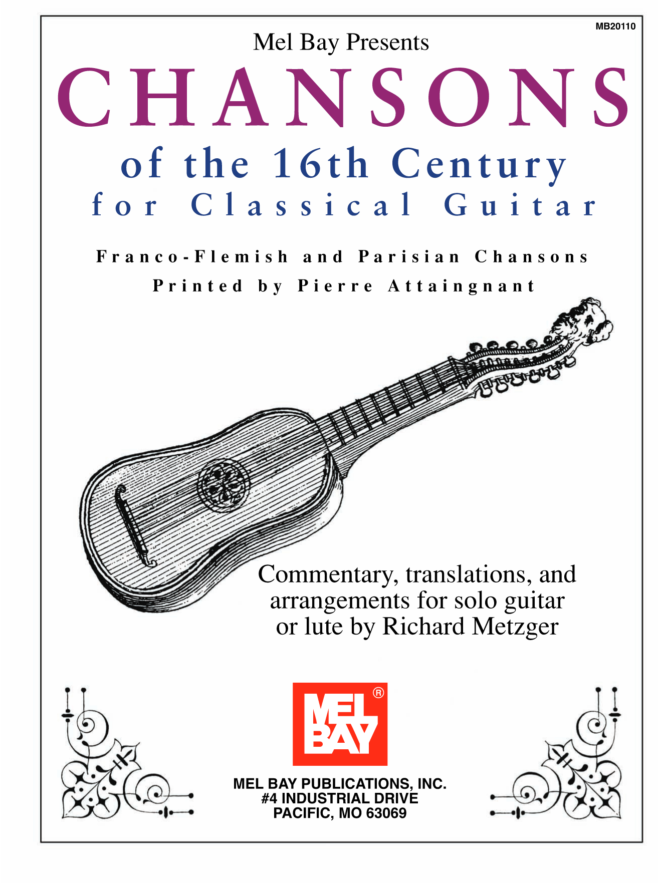 Chansons of the 16th Century for Classical Guitar