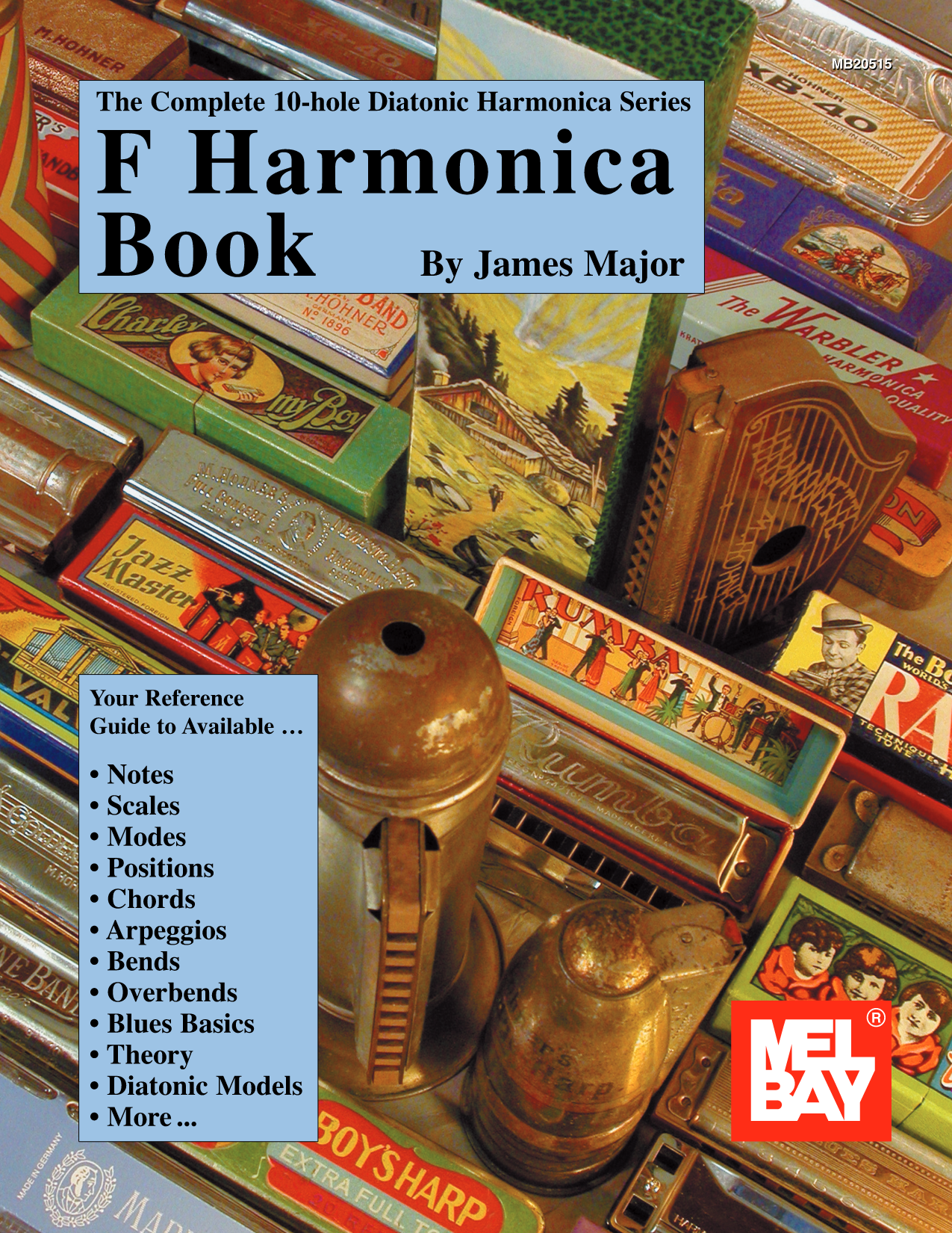 Complete 10-Hole Diatonic Harmonica Series: F Harmonica Book