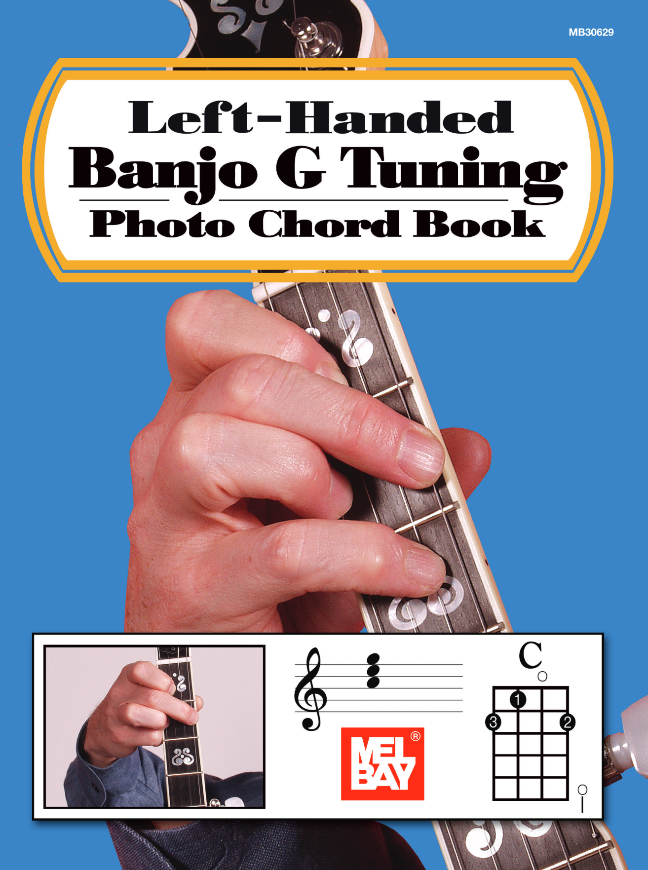 Left-Handed Banjo: G Tuning Photo Chord Book