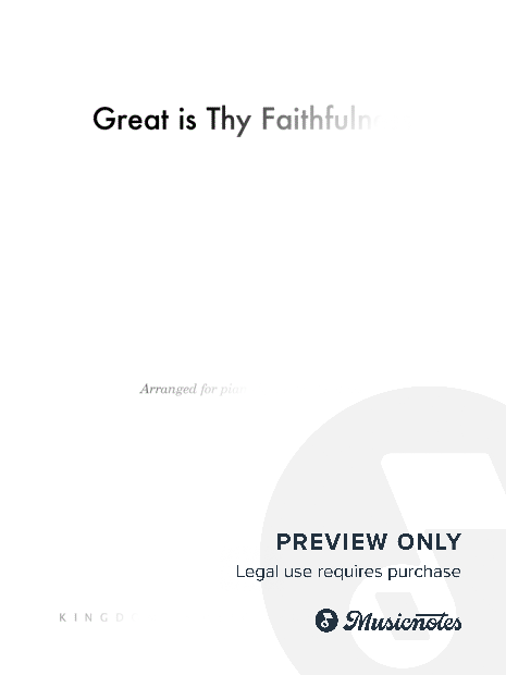 Great is Thy Faithfulness